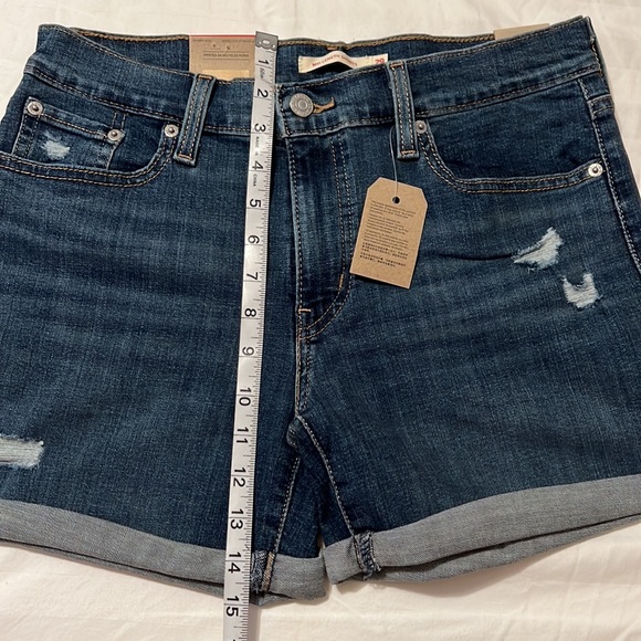 Levi brand shorts denim brand new with tags women size 8 - Picture 6 of 6